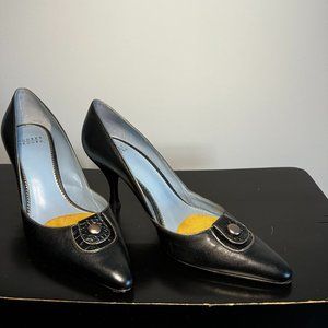 Audrey Brooke Leather Heels